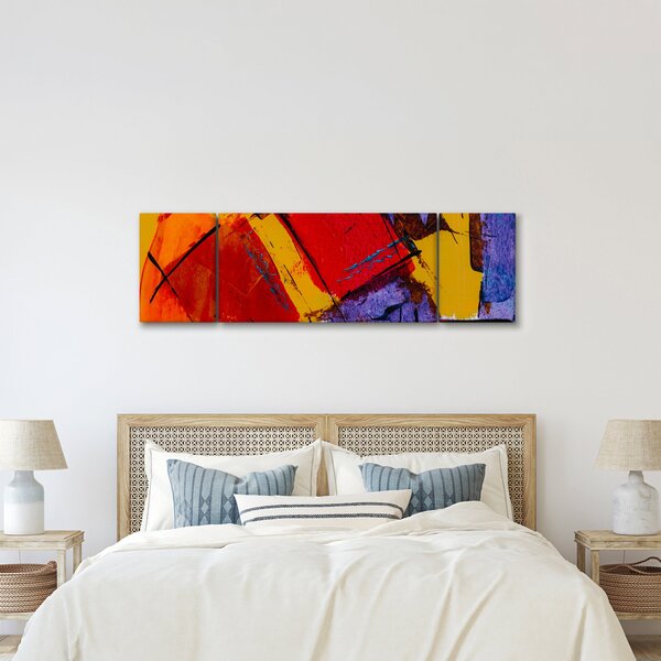 Obraz abstrakce (170x50 cm)