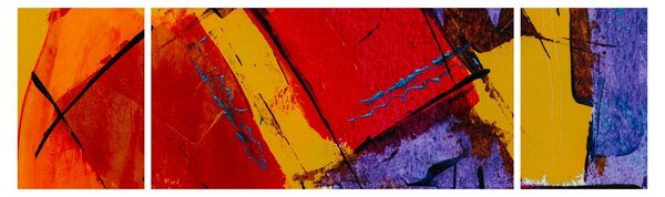 Obraz abstrakce (170x50 cm)