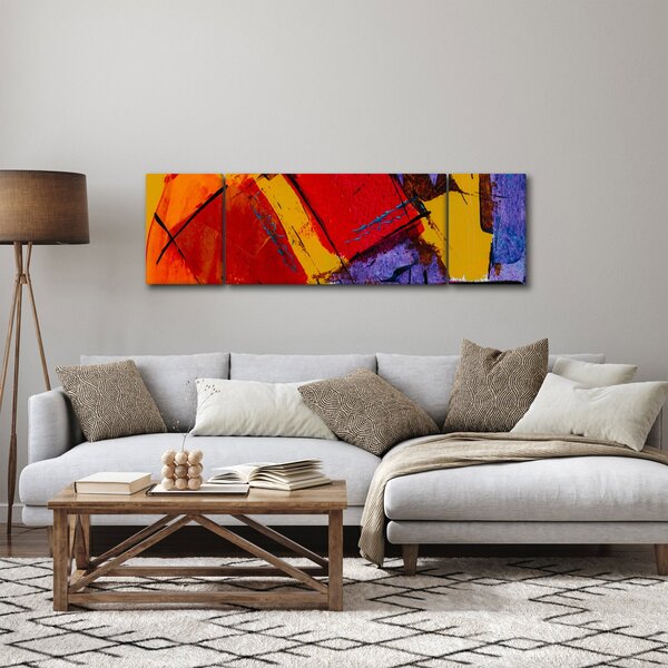 Obraz abstrakce (170x50 cm)