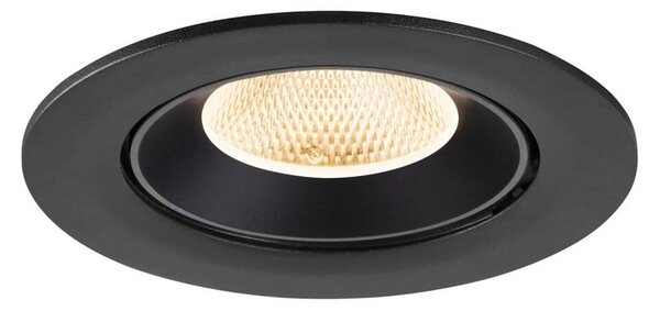 BIG WHITE SLV NUMINOS GIMBLE L Stropní vestavné svítidlo, 2700 K, 20°, IP20, kulaté, černé 1009703