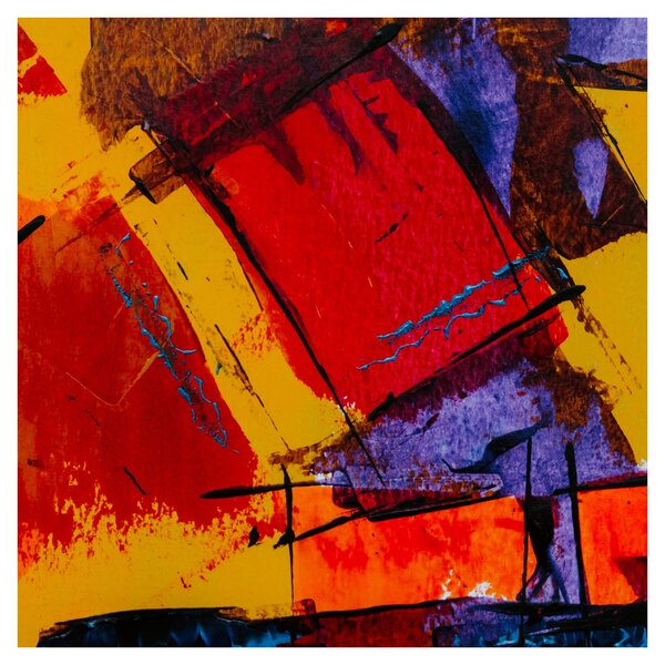 Obraz abstrakce (30x30 cm)