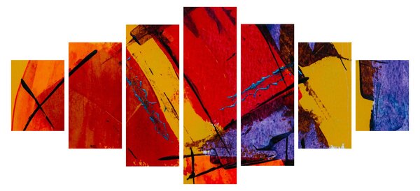 Obraz abstrakce (210x100 cm)