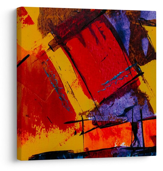 Obraz abstrakce (30x30 cm)