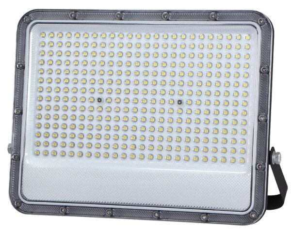 Prémiový ultratenký LED reflektor šedý 200W 20000lm, denní barva světla, 3 roky záruka