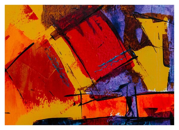 Obraz abstrakce (70x50 cm)