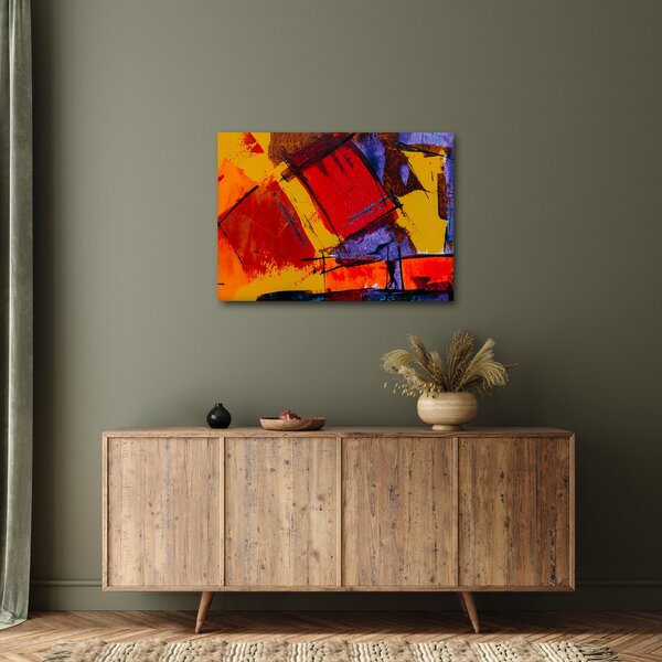 Obraz abstrakce (70x50 cm)