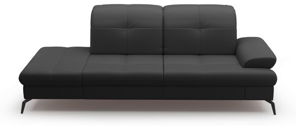 LENOŠKA, textil, kůže, černá Sit & More - Online Only sedačky, Online Only