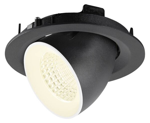 BIG WHITE SLV NUMINOS GIMBLE M Stropní vestavné svítidlo, 4000 K, 55°, černá / bílá 1009584