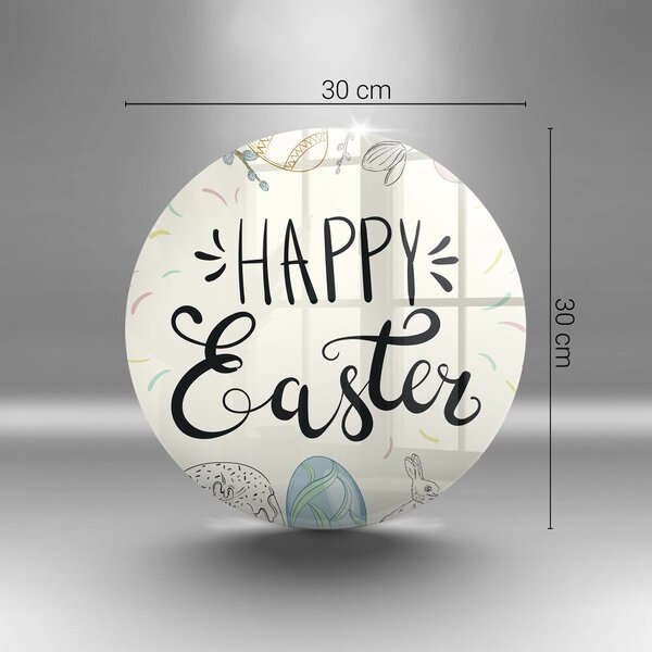 Skleněná deska do kuchyně Happy easter