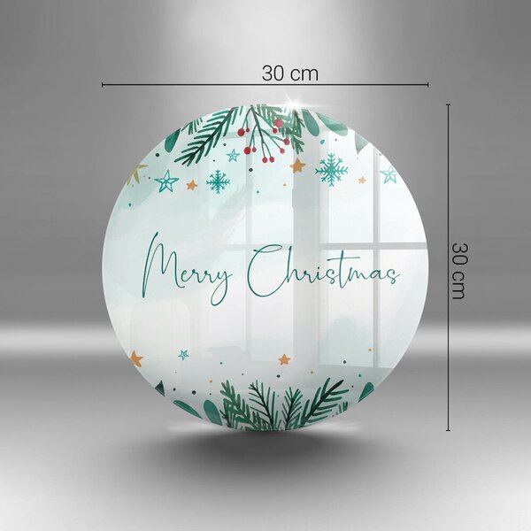 Skleněná deska do kuchyně Merry christmas