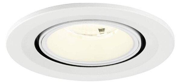 BIG WHITE SLV NUMINOS GIMBLE S Stropní vestavné svítidlo, 4000 K, 55°, IP20, kulaté, bílé 1009431