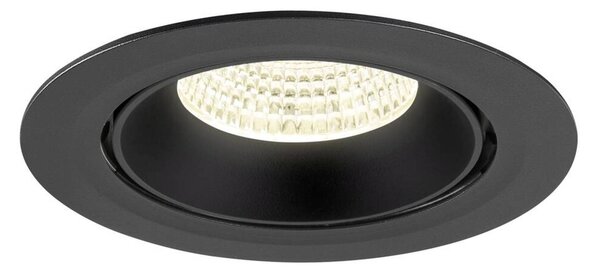 BIG WHITE SLV NUMINOS GIMBLE XL Stropní vestavné svítidlo, 4000 K, 55°, černá 1009906