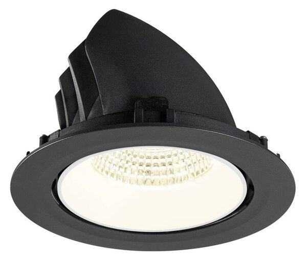 BIG WHITE SLV NUMINOS GIMBLE XL Stropní vestavné svítidlo, 4000 K, 55°, černá / bílá 1009907