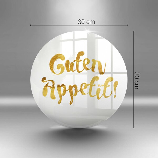 Skleněná deska do kuchyně Guten appetit!