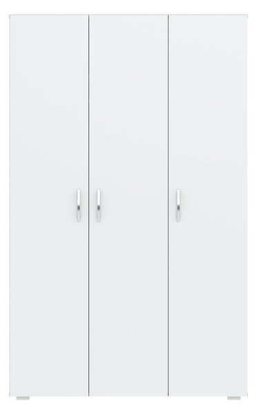 Třídveřová šatní skříň 111 cm RICHLAND - dub artisan / bílá