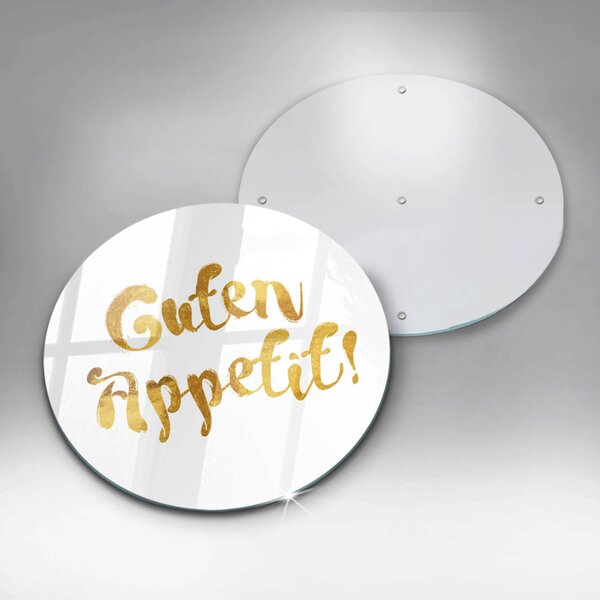 Skleněná deska do kuchyně Guten appetit!