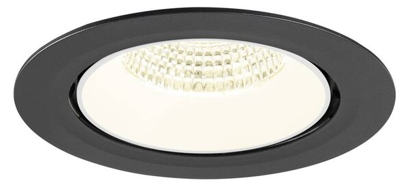 BIG WHITE SLV NUMINOS GIMBLE XL Stropní vestavné svítidlo, 4000 K, 55°, černá / bílá 1009907