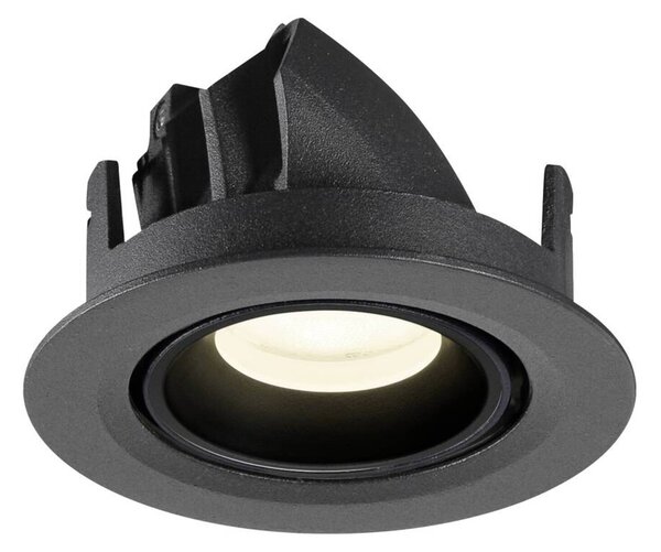 BIG WHITE SLV NUMINOS GIMBLE XS Stropní vestavné svítidlo, 4000 K, 55°, IP20, kulaté, černá 1010068