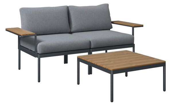 TERASOVÁ SEDACÍ SOUPRAVA 3dílné, kov, plast, textil Ambia Garden - Online Only zahradní nábytek, Online Only