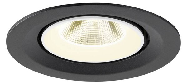 BIG WHITE SLV NUMINOS GIMBLE M Stropní vestavné svítidlo, 4000 K, 20°, černé / bílé 1009578