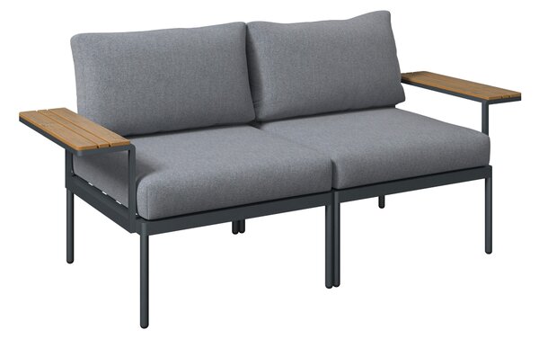 TERASOVÁ SEDACÍ SOUPRAVA 3dílné, kov, plast, textil Ambia Garden - Online Only zahradní nábytek, Online Only