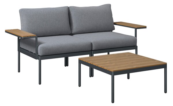 TERASOVÁ SEDACÍ SOUPRAVA 3dílné, kov, plast, textil Ambia Garden - Online Only zahradní nábytek, Online Only
