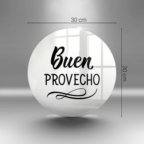 Skleněná deska do kuchyně Buen provecho