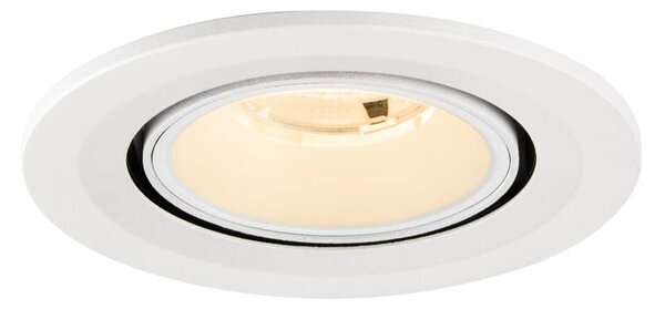 BIG WHITE SLV NUMINOS GIMBLE S Stropní vestavné svítidlo, 2700 K, 20°, IP20, kulaté, bílé 1009389