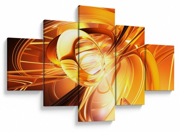 Obraz abstrakce (125x70 cm)