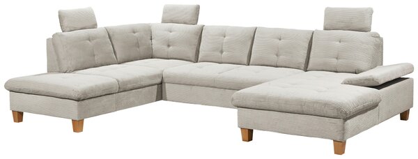 SEDACÍ SOUPRAVA, textil, béžová MID.YOU - Sedací soupravy, Online Only