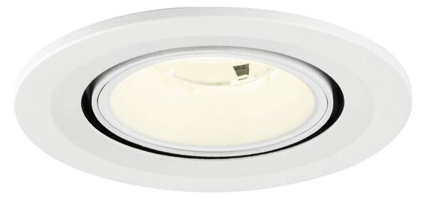 BIG WHITE SLV NUMINOS GIMBLE S Stropní vestavné svítidlo, 4000 K, 20°, IP20, kulaté, bílé 1009425
