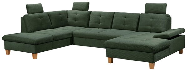 SEDACÍ SOUPRAVA, textil, tmavě zelená MID.YOU - Sedací soupravy, Online Only