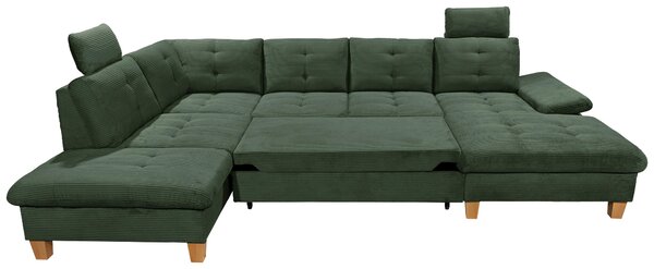 SEDACÍ SOUPRAVA, textil, tmavě zelená MID.YOU - Sedací soupravy, Online Only