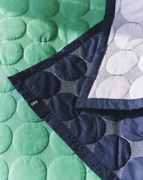 HAY Pléd Mega Dot Organic 260x260, midnight blue