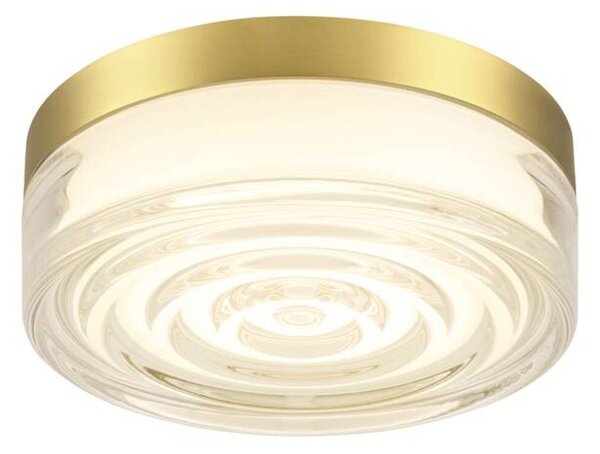 BIG WHITE SLV CYFT WAVE XL Přisazené nástěnné a stropní svítidlo, 2700/3000/4000 K, 15 W, PHASE, 105°, IP65 černá / čirá 1010211