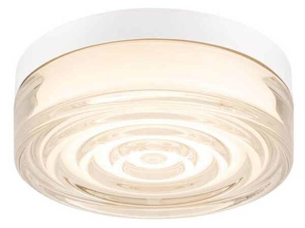 BIG WHITE SLV CYFT WAVE XL Přisazené nástěnné a stropní svítidlo, 2700/3000/4000 K, 15 W, PHASE, 105°, IP65 černá / čirá 1010211