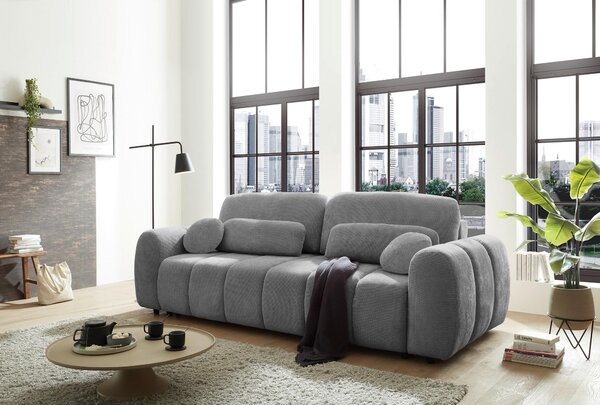 ROZKLÁDACÍ POHOVKA, textil, šedá MID.YOU - Rozkládací pohovky, Online Only