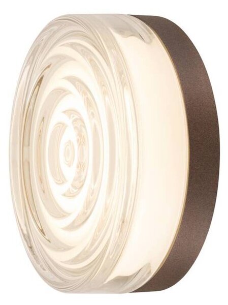 BIG WHITE SLV CYFT WAVE XL Přisazené nástěnné a stropní svítidlo, 2700/3000/4000 K, 15 W, PHASE, 105°, IP65 černá / čirá 1010211