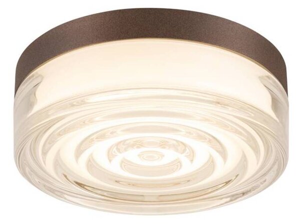 BIG WHITE SLV CYFT WAVE XL Přisazené nástěnné a stropní svítidlo, 2700/3000/4000 K, 15 W, PHASE, 105°, IP65 černá / čirá 1010211