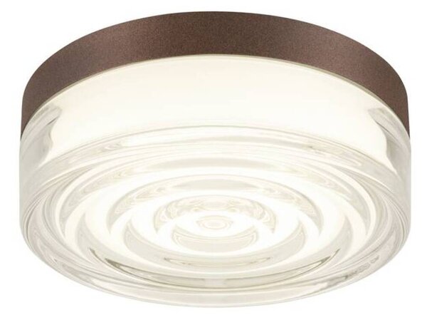 BIG WHITE SLV CYFT WAVE XL Přisazené nástěnné a stropní svítidlo, 2700/3000/4000 K, 15 W, PHASE, 105°, IP65 černá / čirá 1010211