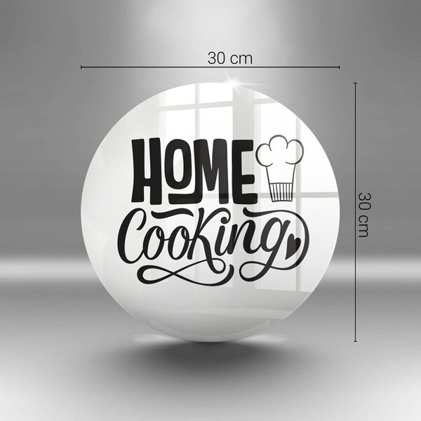Skleněná deska do kuchyně Home cooking