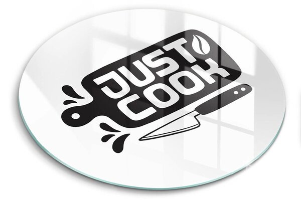 Skleněná deska do kuchyně Just cook