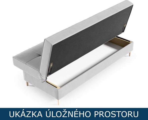 Rozkládací pohovka Baruch - Kronos 03 Barva nožiček: Buk přírodní