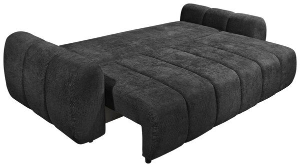 ROZKLÁDACÍ POHOVKA, textil, černá MID.YOU - Rozkládací pohovky, Online Only