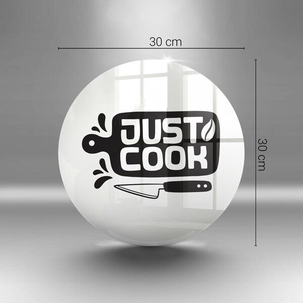 Skleněná deska do kuchyně Just cook
