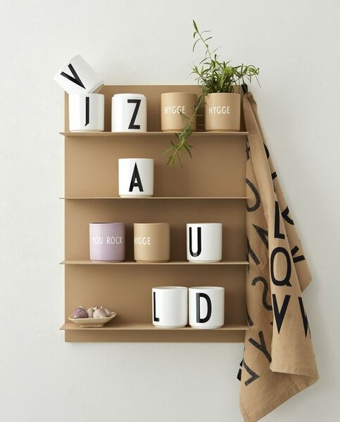Design Letters Porcelánový hrneček Letters White A - Z Písmeno: C