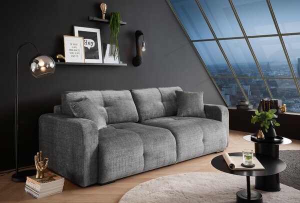 ROZKLÁDACÍ POHOVKA, textil, šedá MID.YOU - Rozkládací pohovky, Online Only