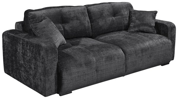 ROZKLÁDACÍ POHOVKA, textil, černá MID.YOU - Rozkládací pohovky, Online Only