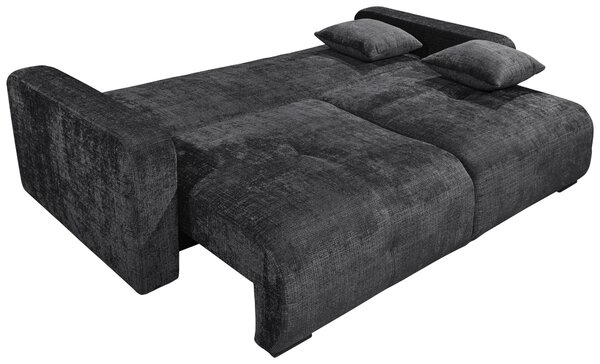 ROZKLÁDACÍ POHOVKA, textil, černá MID.YOU - Rozkládací pohovky, Online Only
