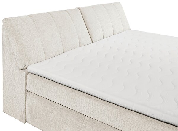 POSTEL BOXSPRING, 240/200 cm, krémová MID.YOU - Manželské postele, Online Only